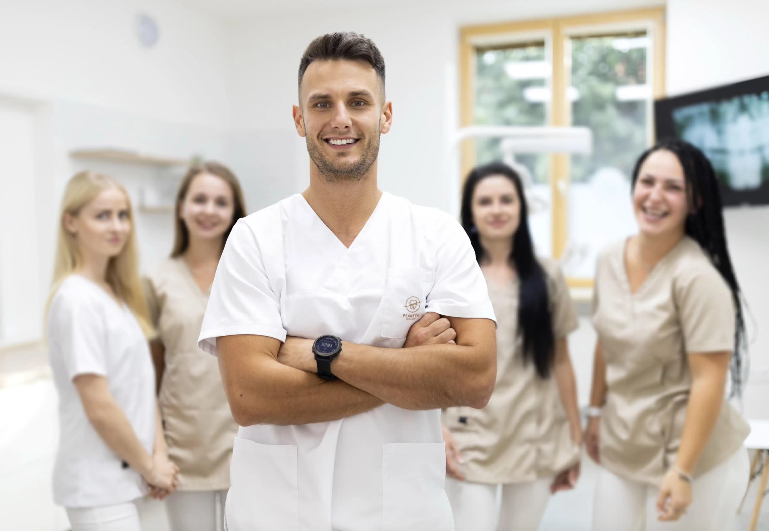 Tím zubnej ambulancie Planeta Dental Clinic v Žiline.